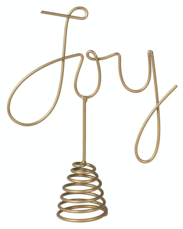 Metal Joy Tree Topper