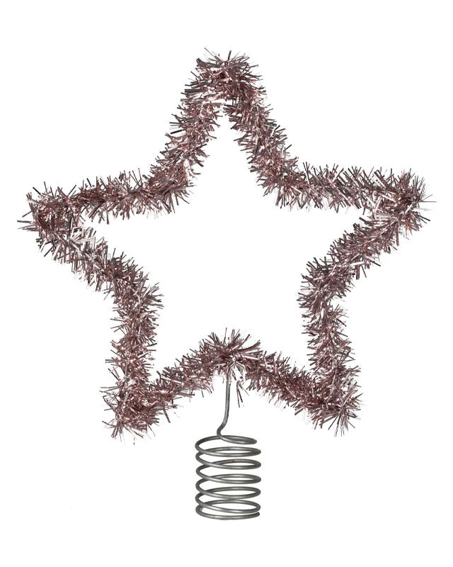 Tinsel Star Tree Topper
