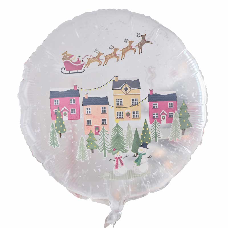 Snowglobe Balloon - 22" Foil