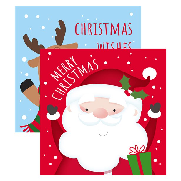 Cute Christmas Cards (20pk)