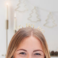 Ho Ho Ho Metal Christmas Headband