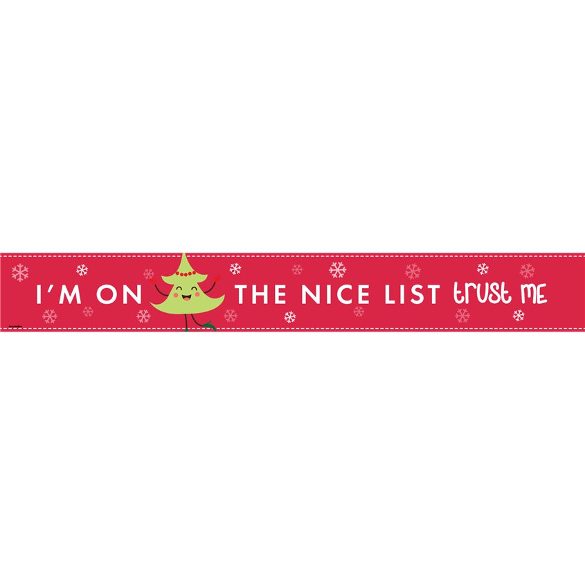 Santa Please Stop Here Paper Door Banners - 1m (3pk)